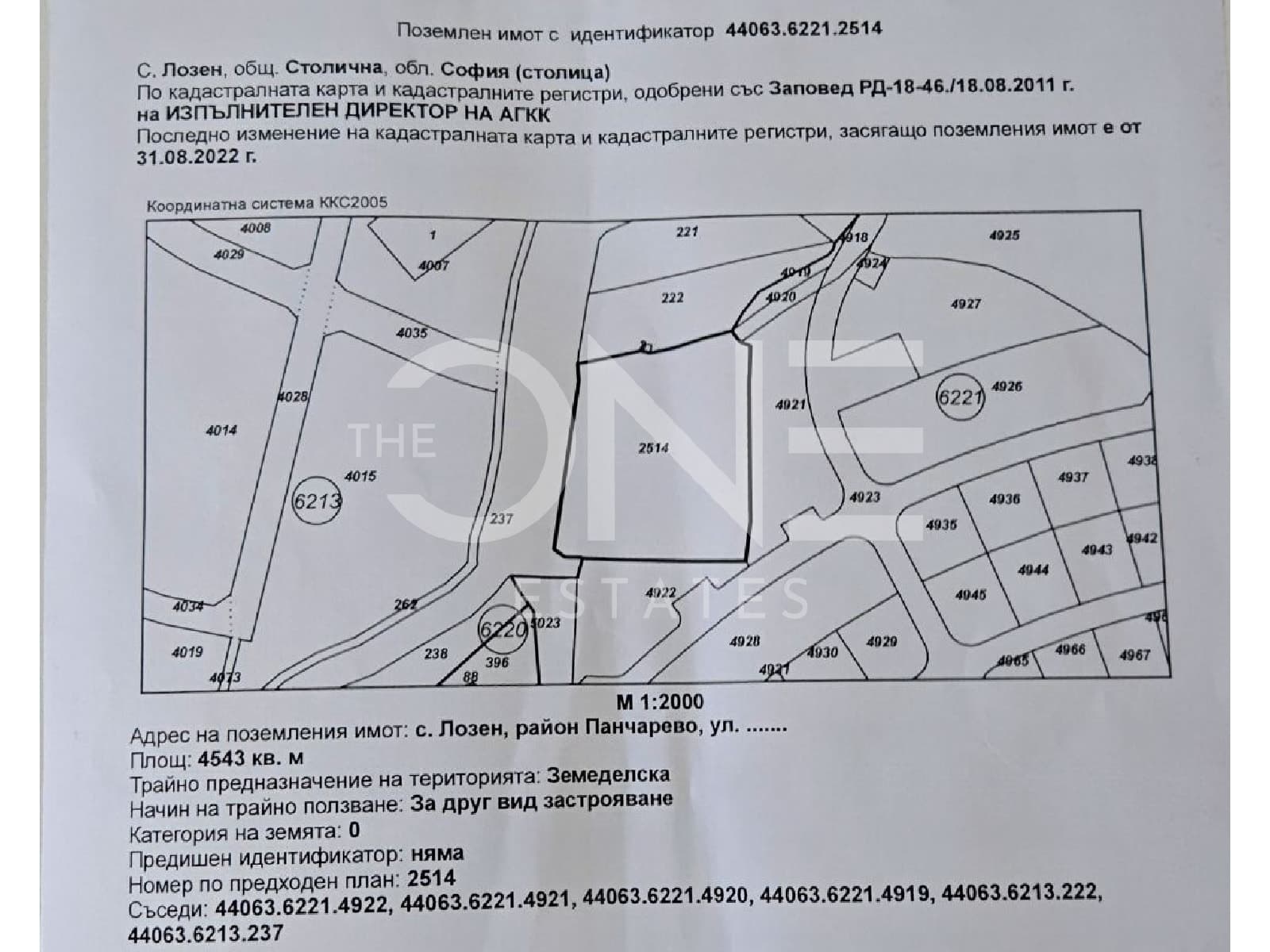 Premium Investment Plot with Panorama in the village of Lozen